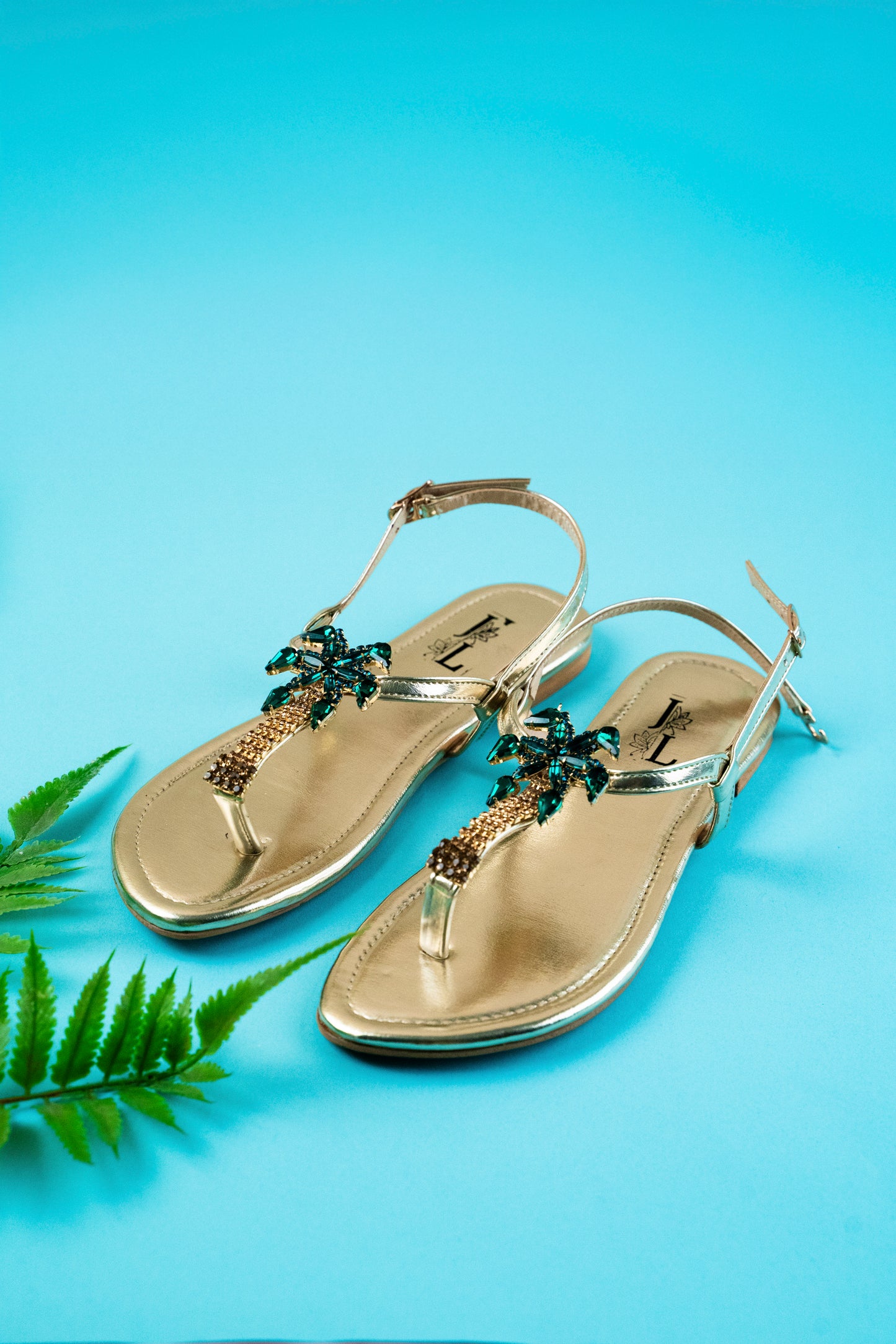 Palm tree sandals