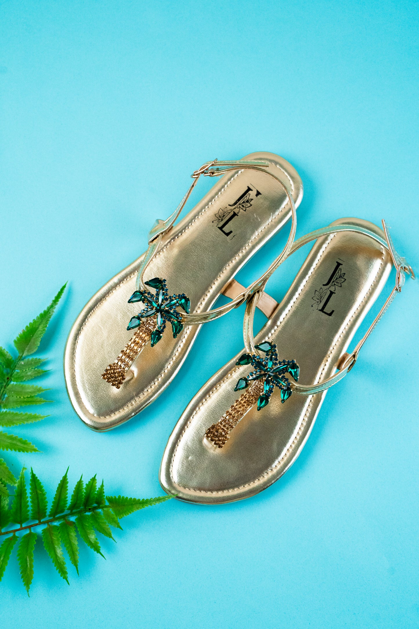 Palm tree sandals