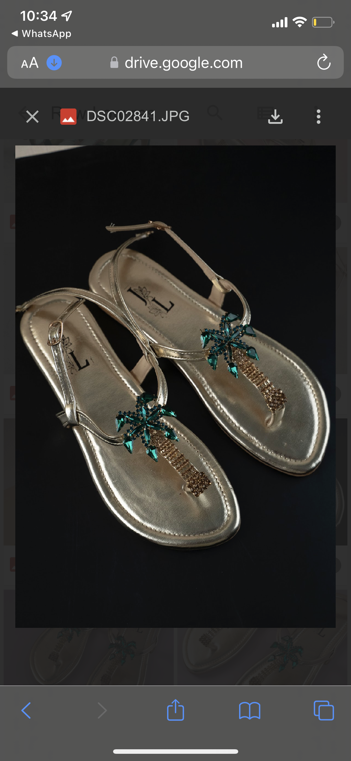 Palm tree sandals