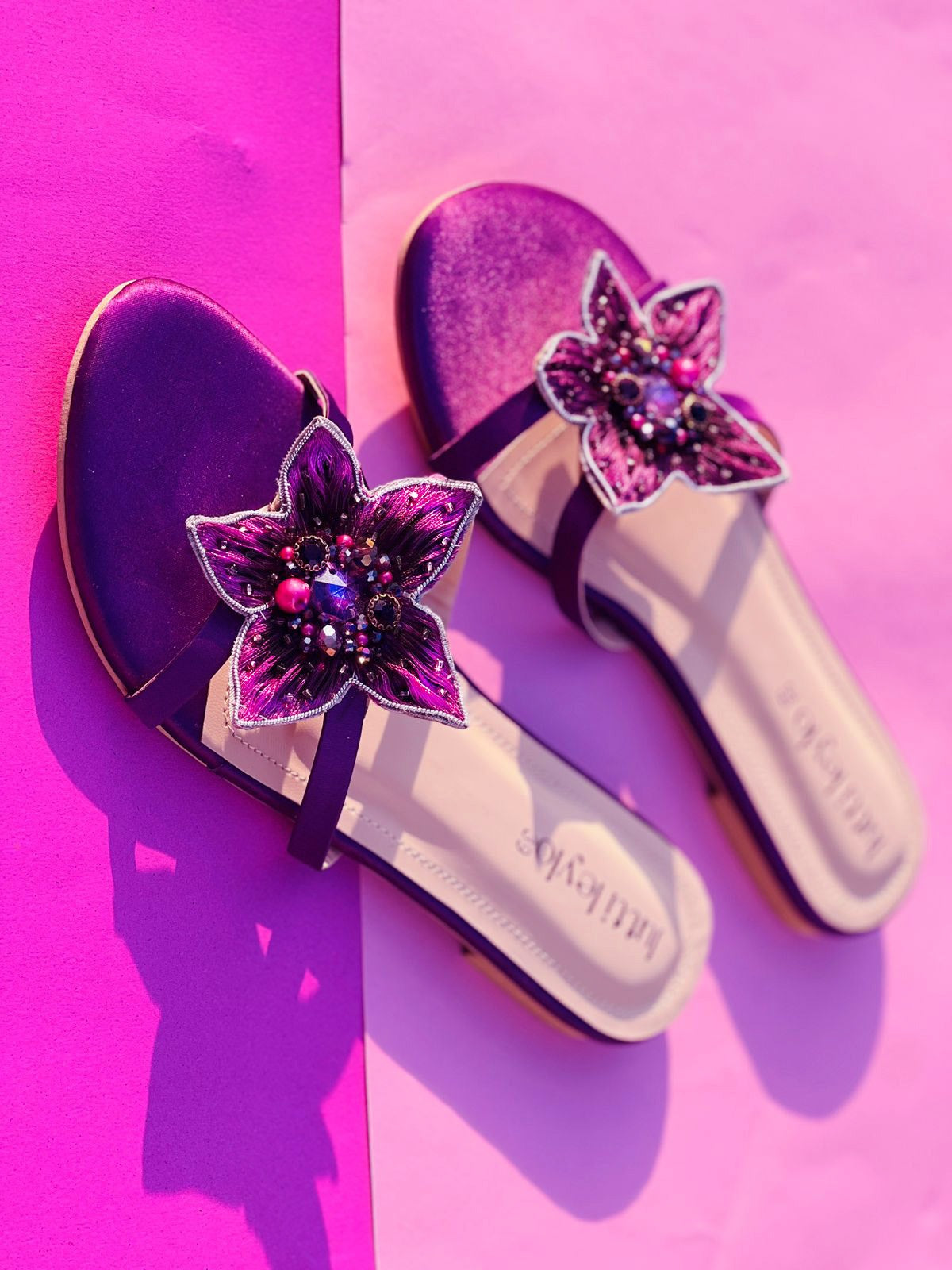 Patch purple floral