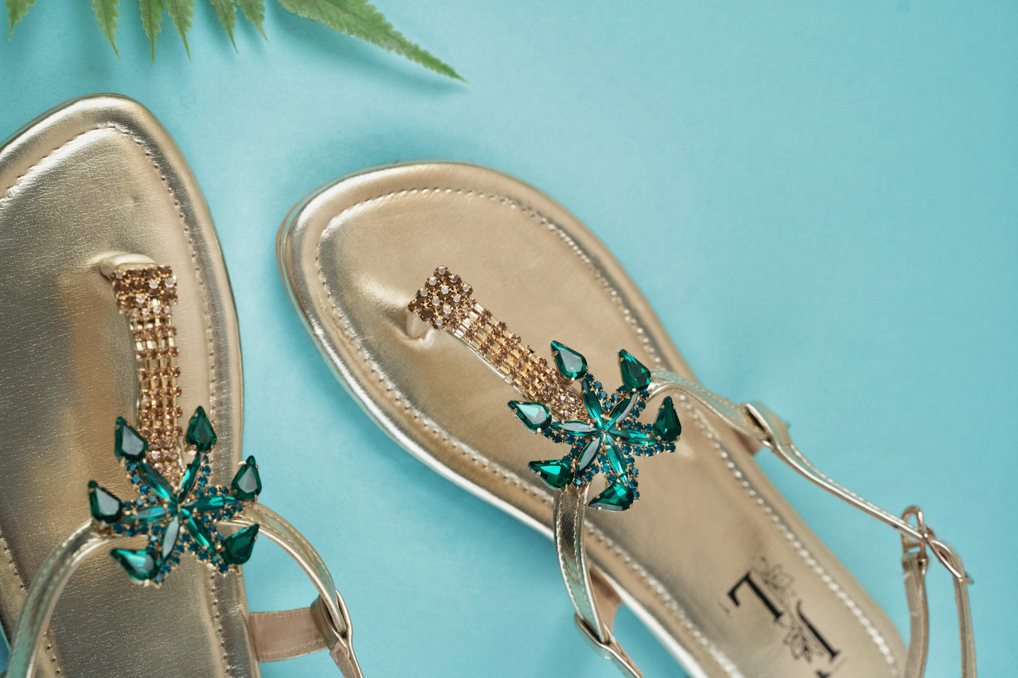 Palm tree sandals