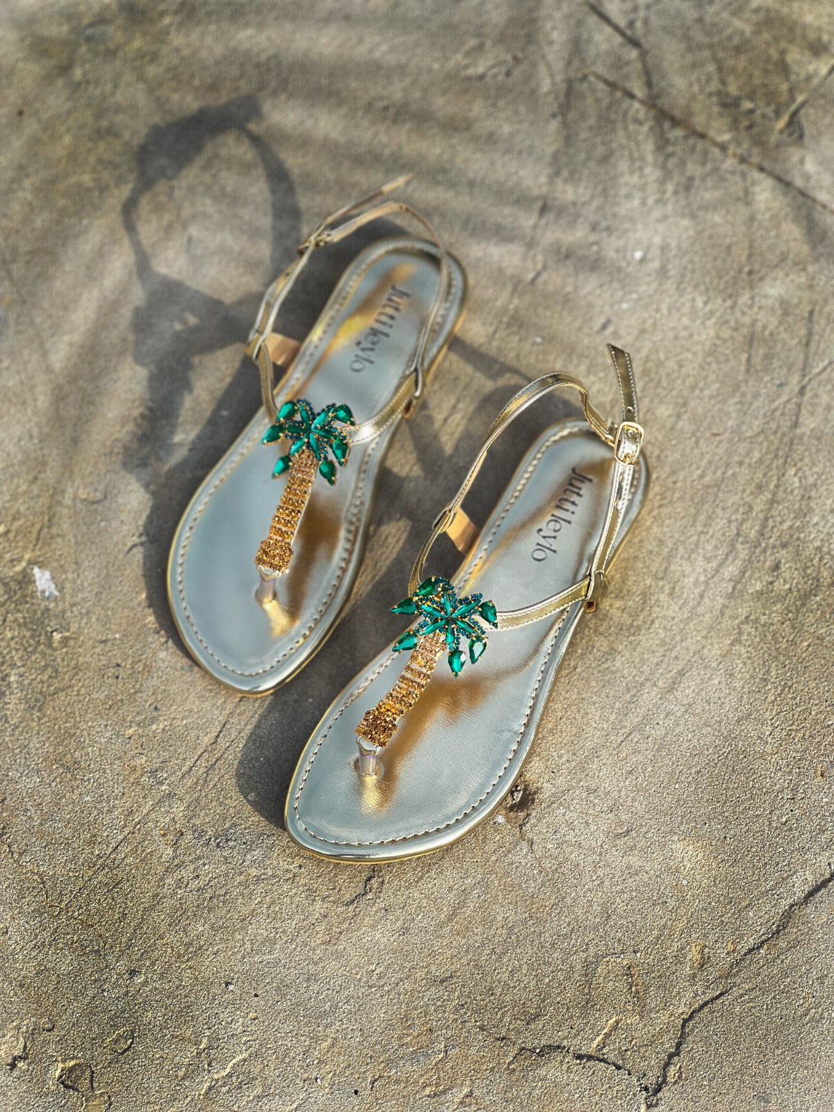 Palm tree sandals