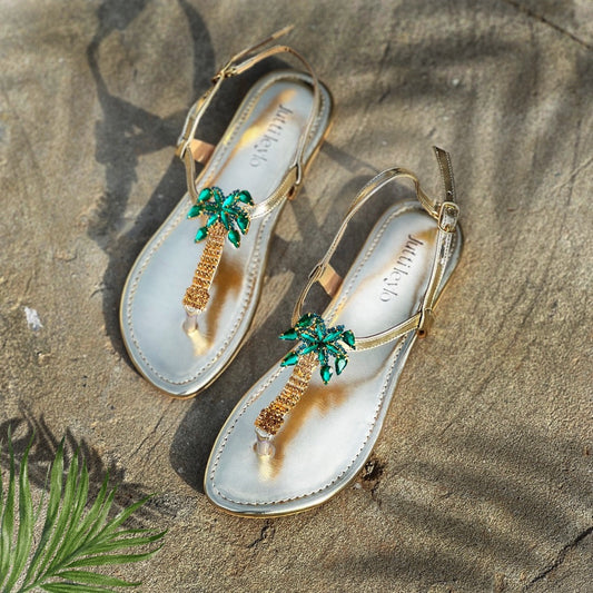 Palm tree sandals