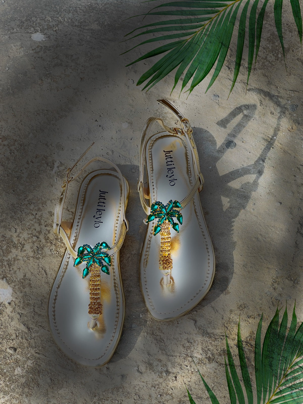 Palm tree sandals