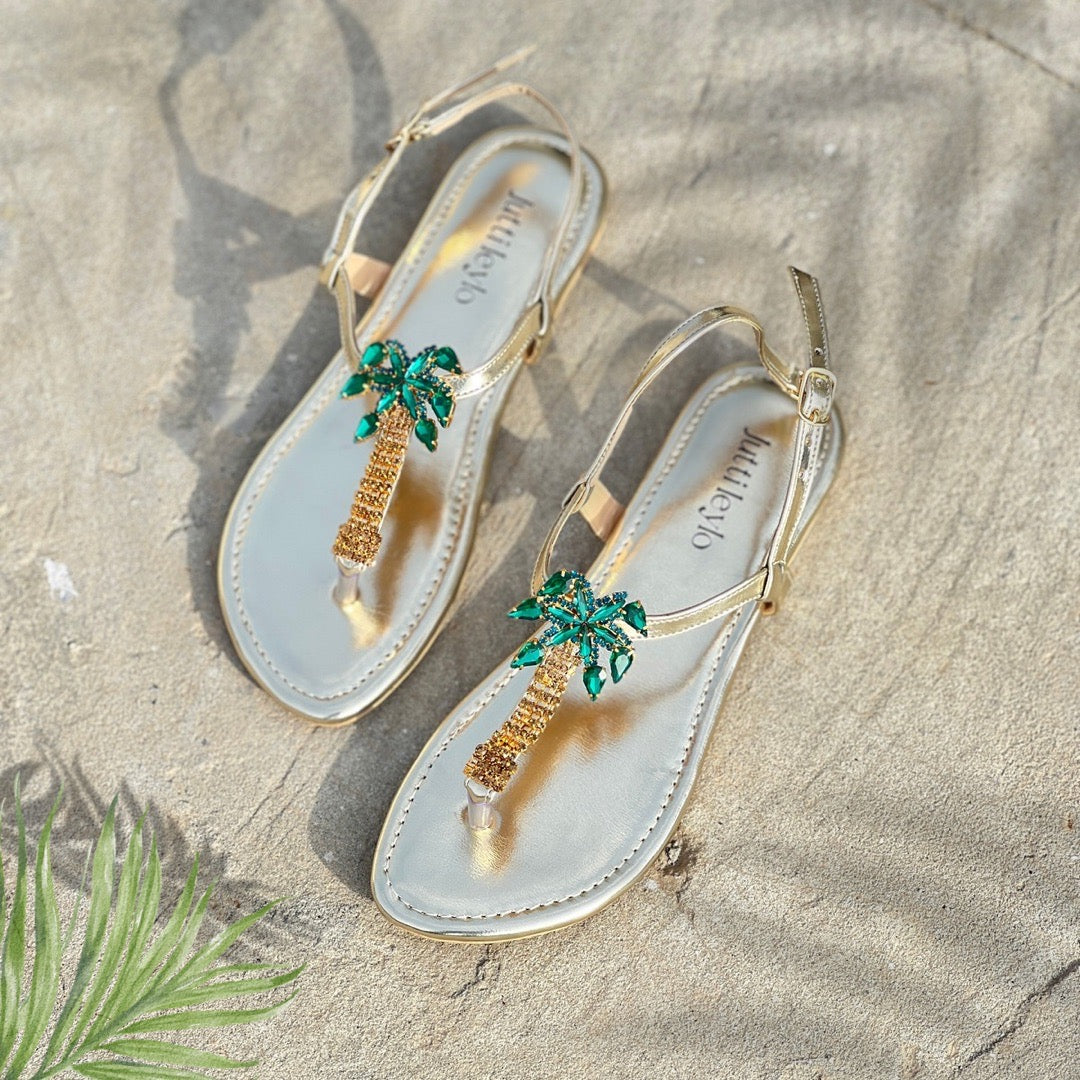 Palm tree sandals