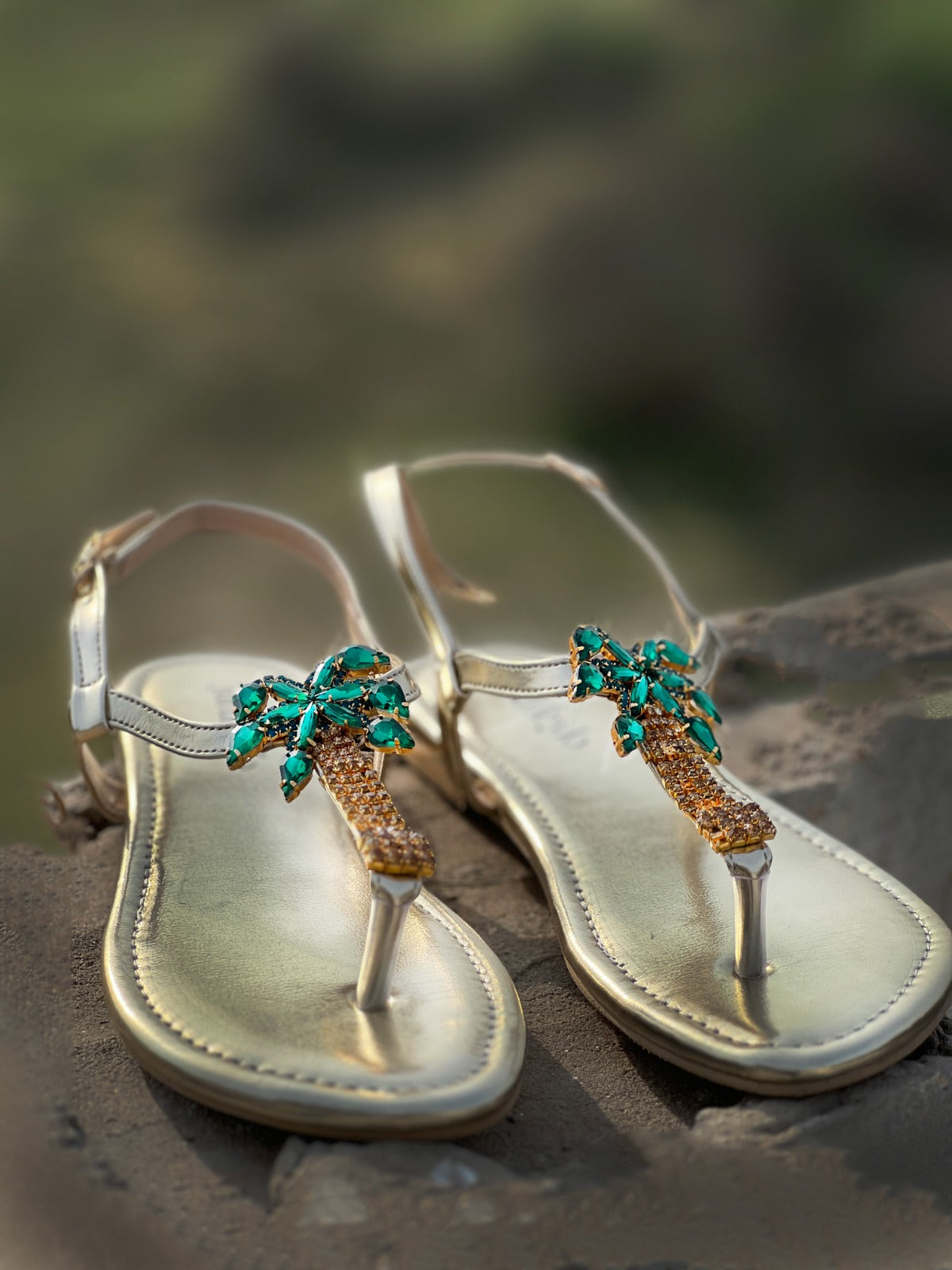 Palm tree sandals