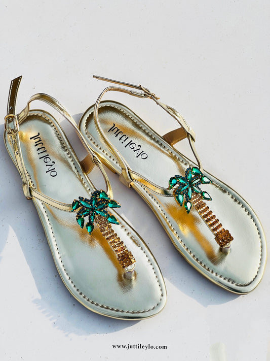 Palm tree sandals