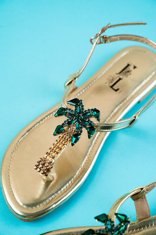 Palm tree sandals