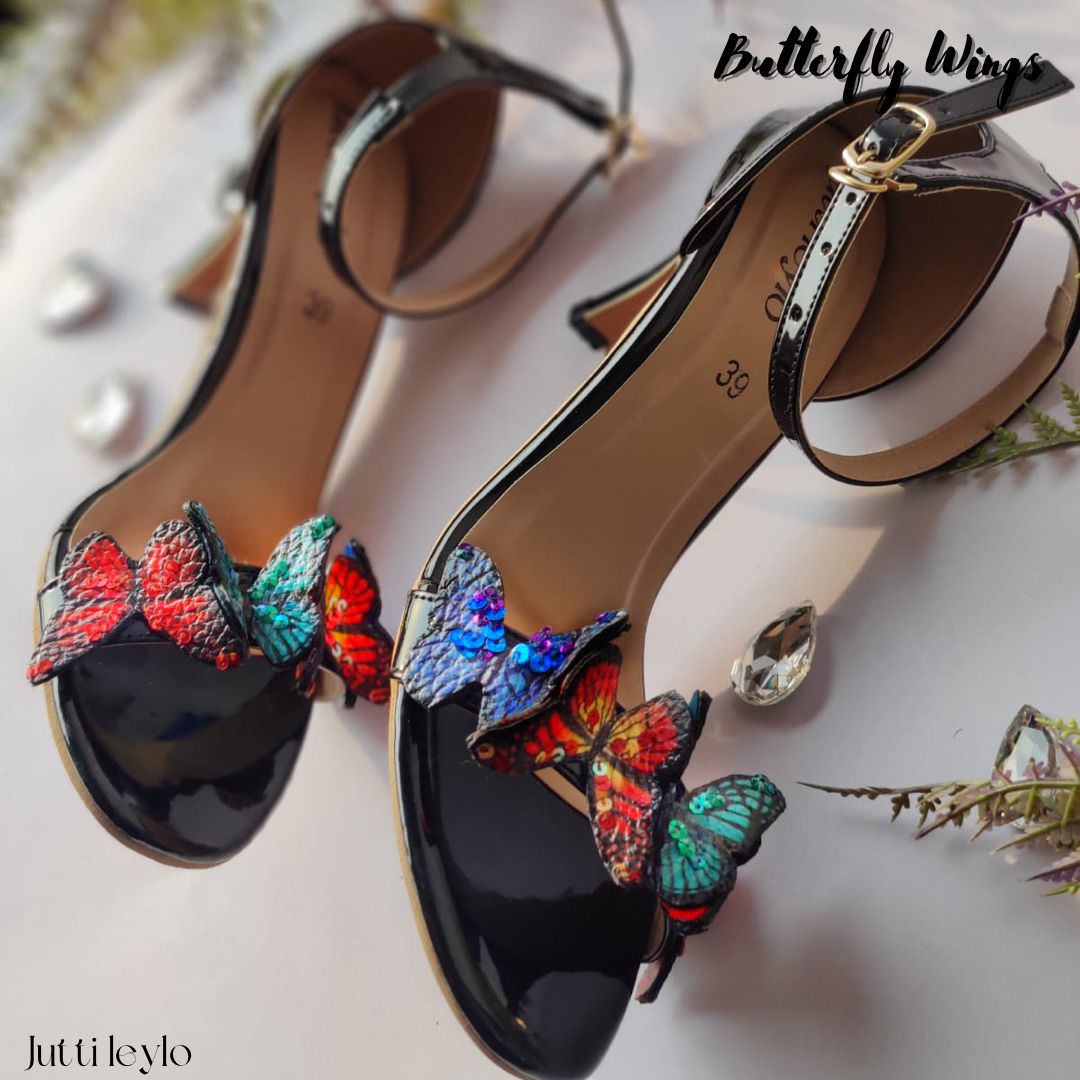 Butterfly Wings Beautiful High Heel Sandals Heels Butterfly